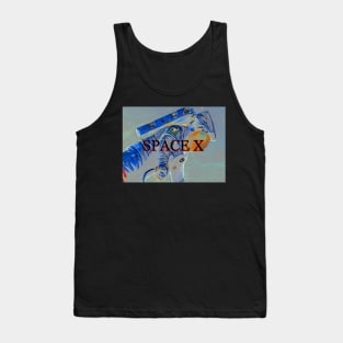 Space X face mask design A Tank Top